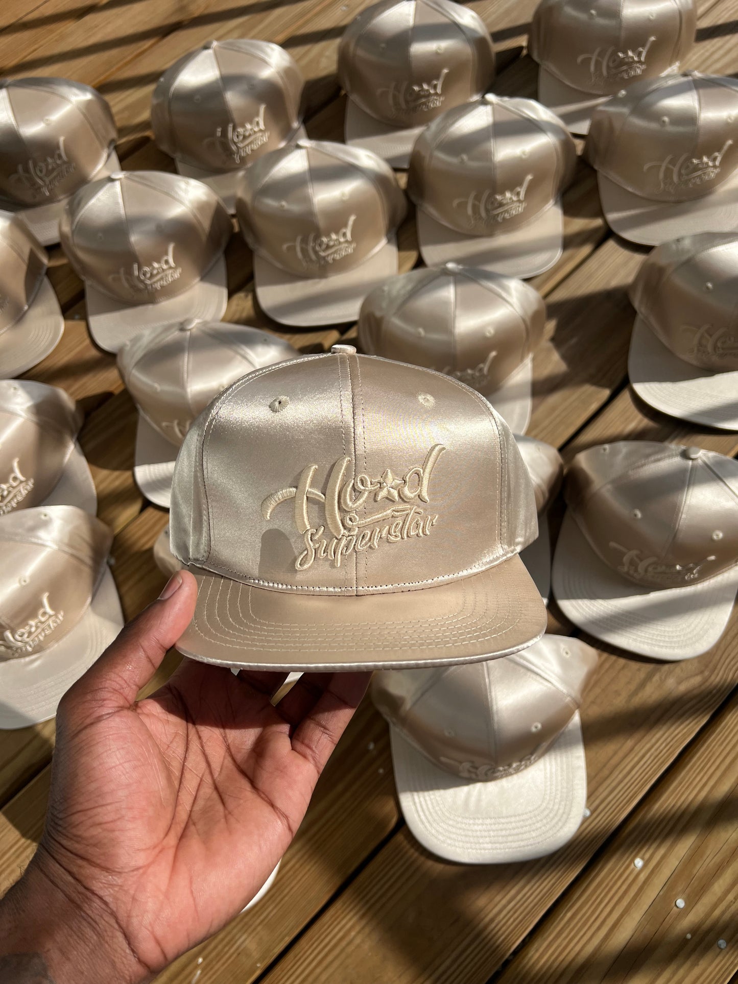 Satin HoodSuperstar Trucker Hat