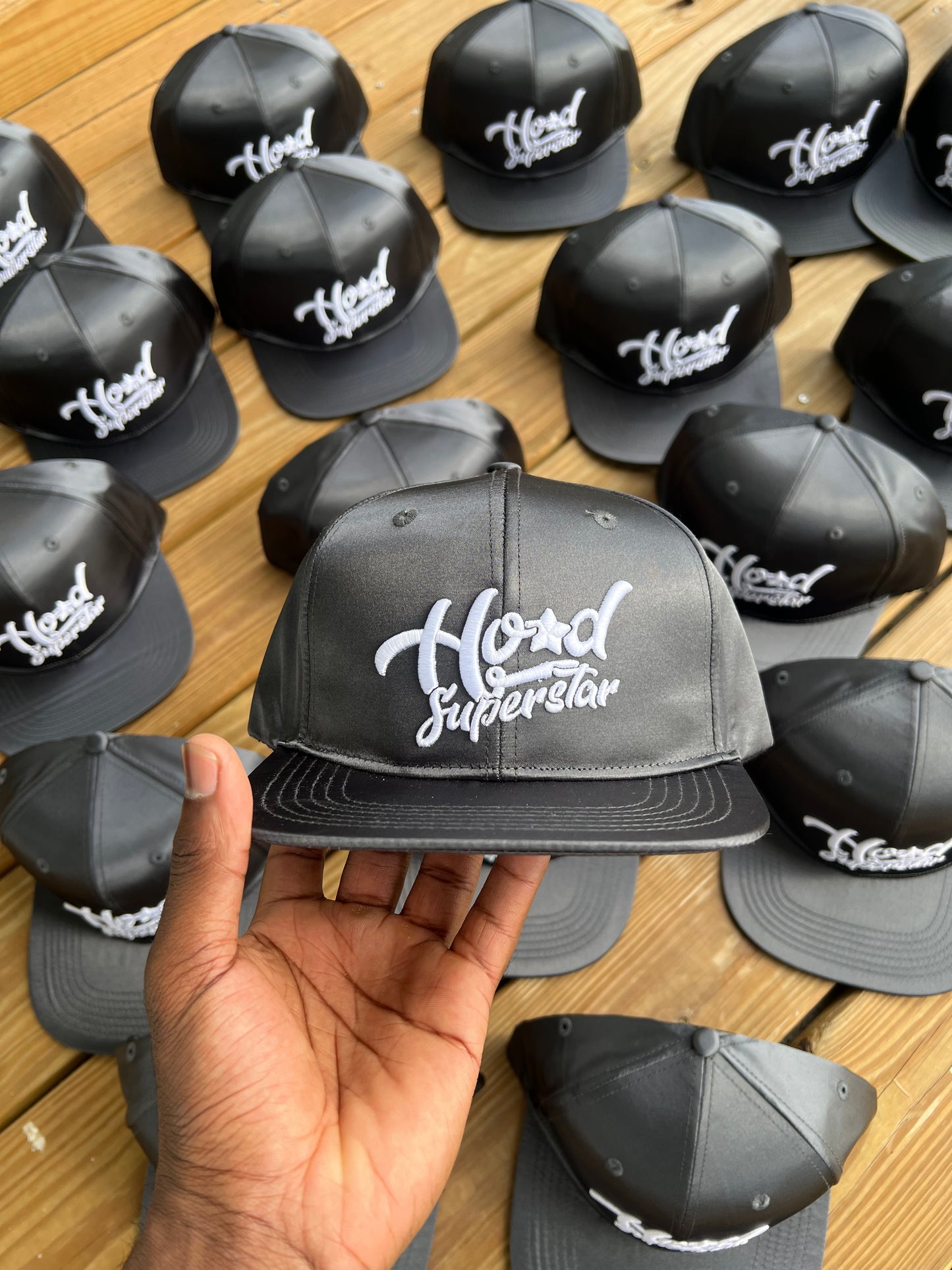 Satin HoodSuperstar Trucker Hat