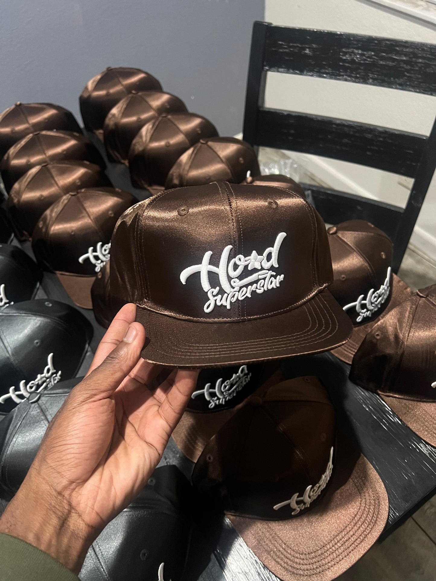 Satin HoodSuperstar Trucker Hat