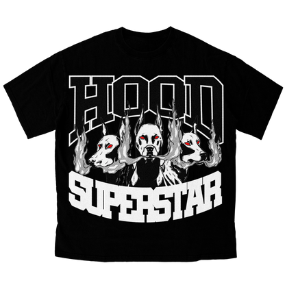 Hood Superstar Raging Dog Tee