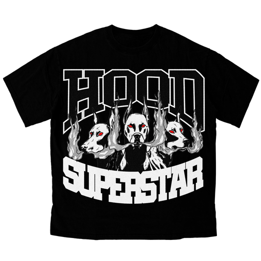 Hood Superstar Raging Dog Tee