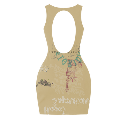 Hood Superstar Open Back Mini Dress