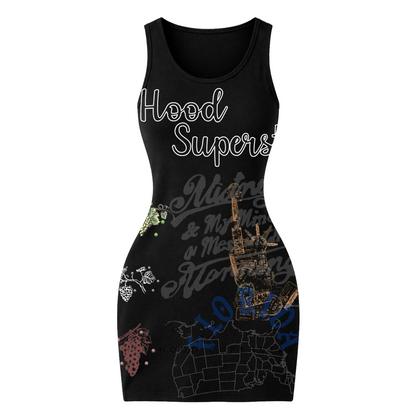 Hood Superstar Open Back Mini Dress