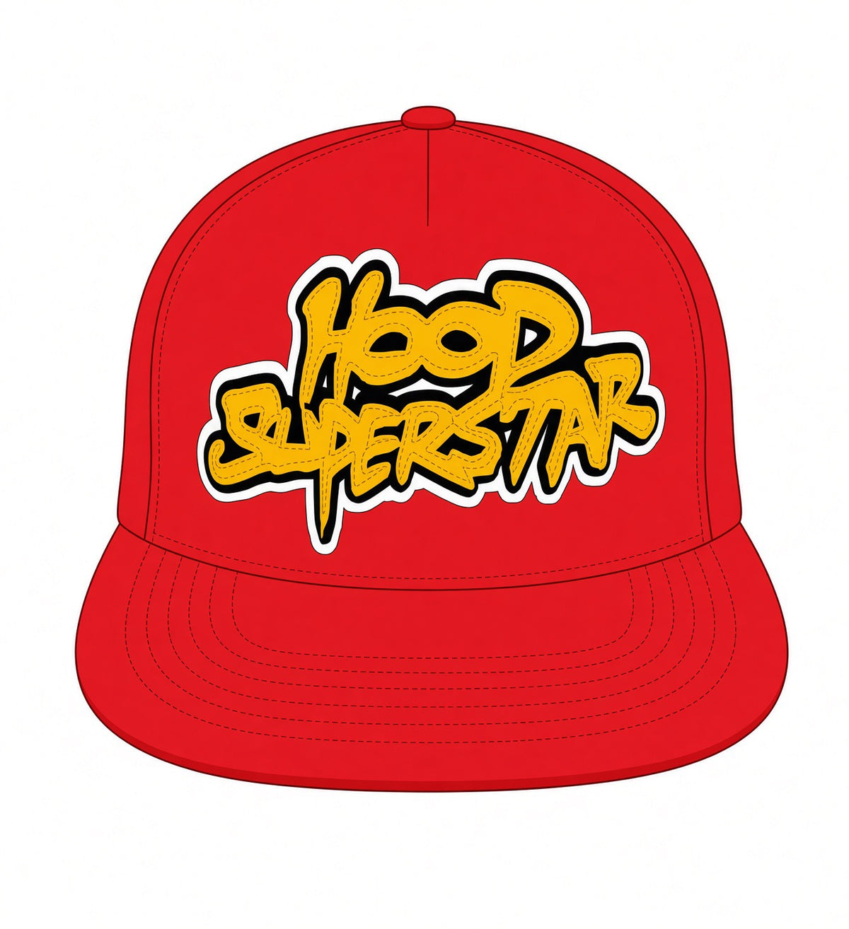 Hood Superstar Washed Hat