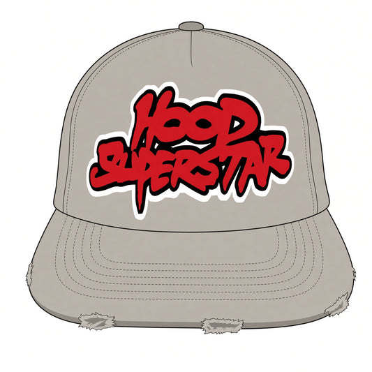 Hood Superstar Washed Hat