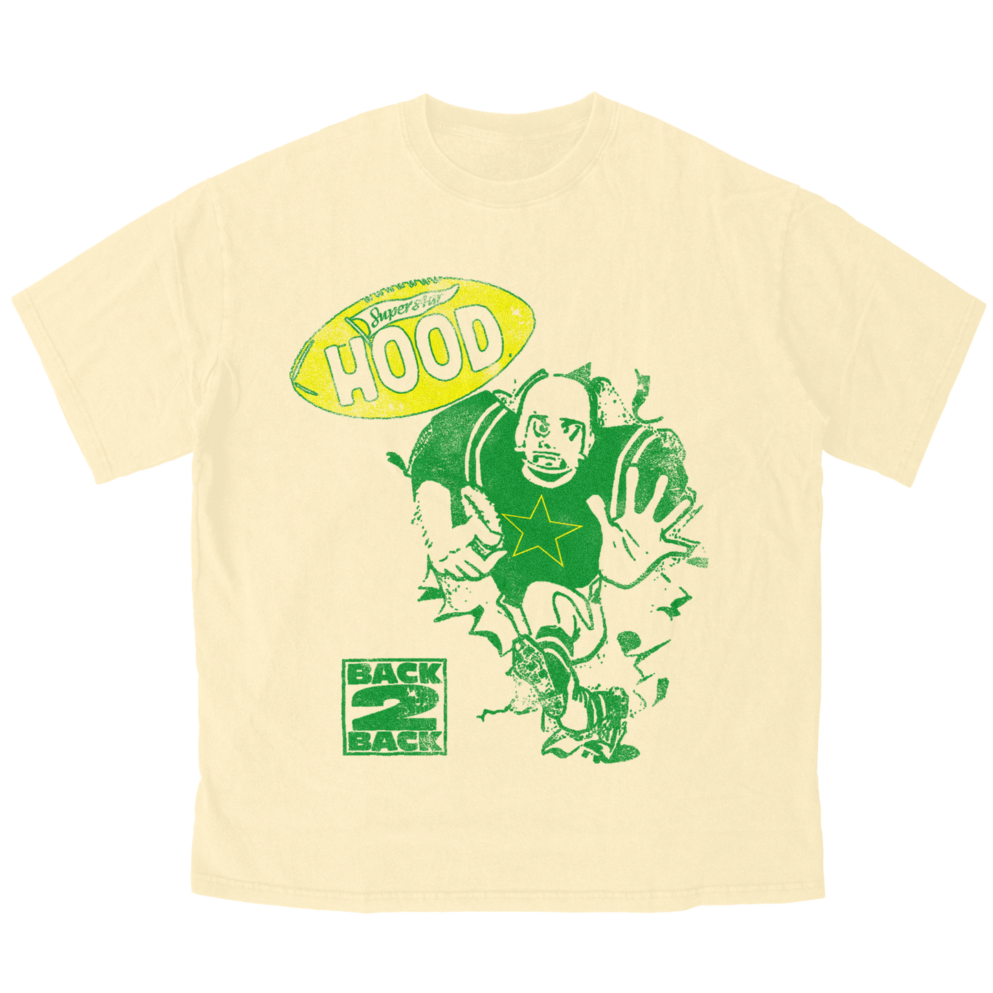 Hood Superstar Football Tee