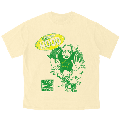 Hood Superstar Football Tee