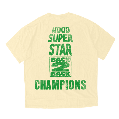 Hood Superstar Football Tee